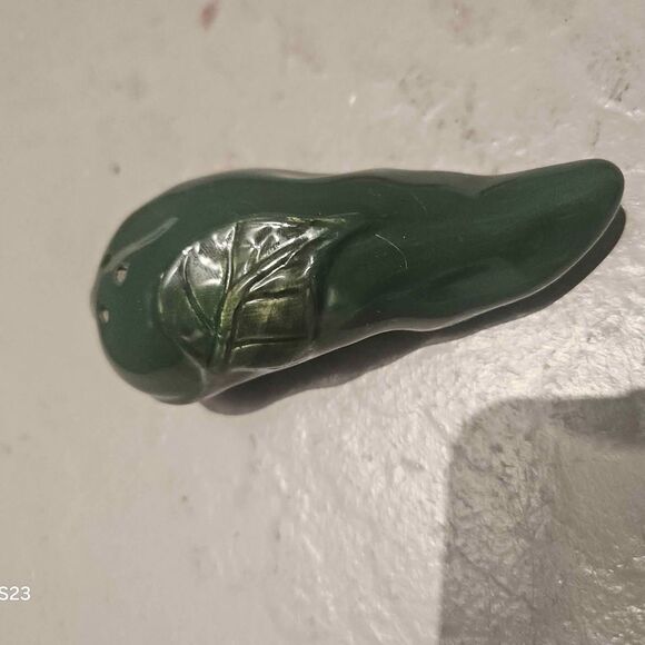 Salt and Pepper Shakers Ceramic Peppers Jalapeño Southwest 4" - Picture 3 of 5